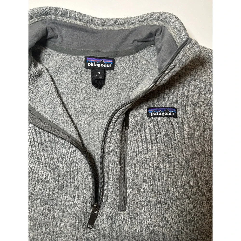 Patagonia Men's Quarter Zip Fleece Pullover | Gray | XL